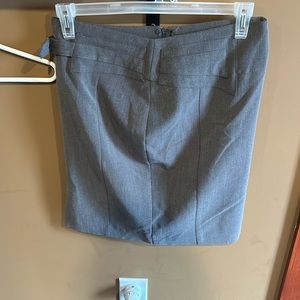 Off brand grey skirt.